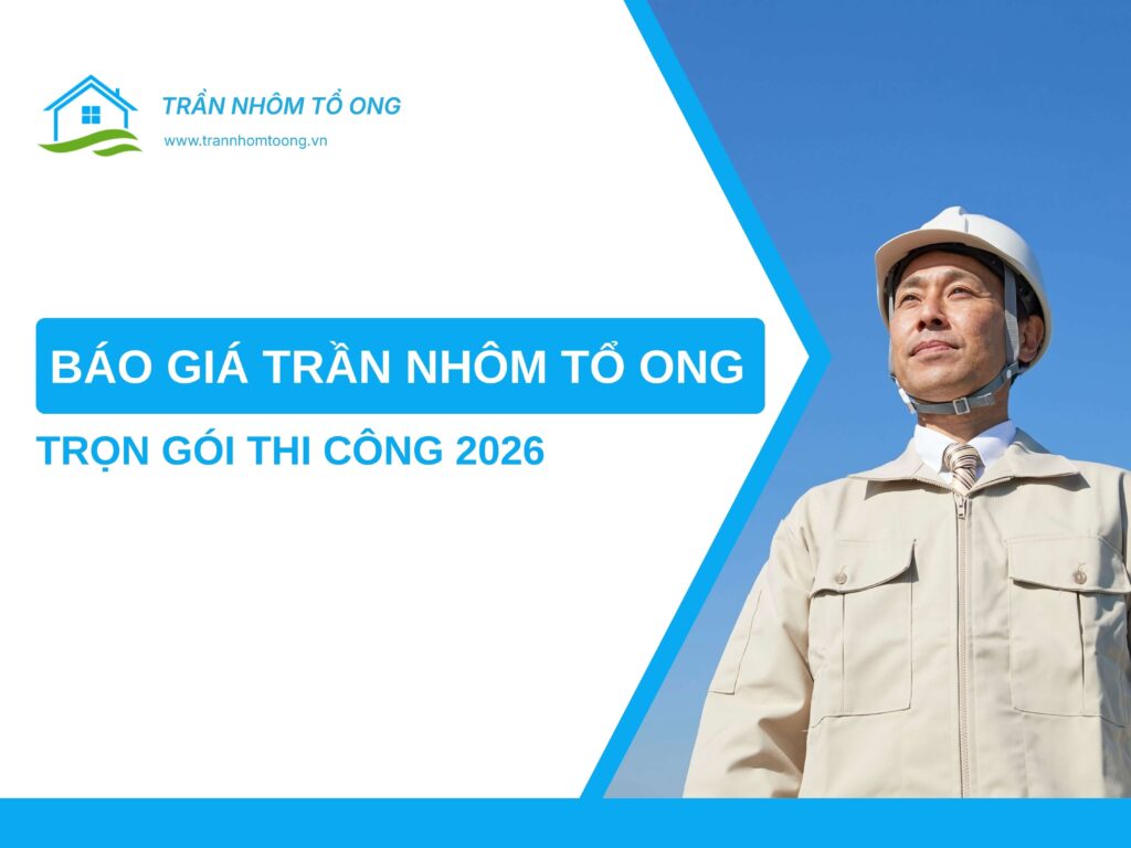 báo giá trần nhôm tổ ong