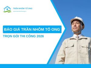 báo giá trần nhôm tổ ong