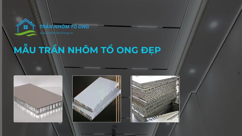 mẫu trần nhôm tổ ong