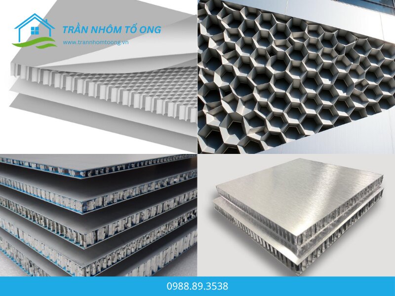 trần nhôm tổ ong 60x60
