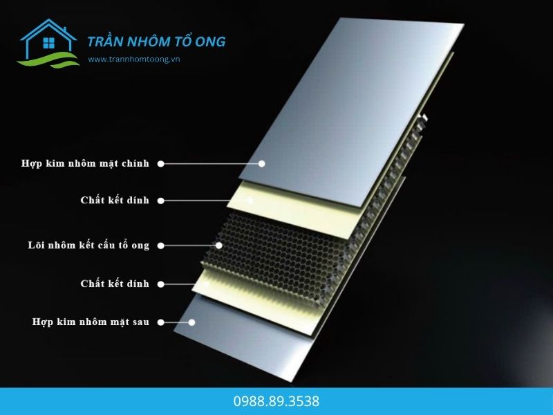 cấu tạo đặc điểm trần nhôm tổ ong hà nội