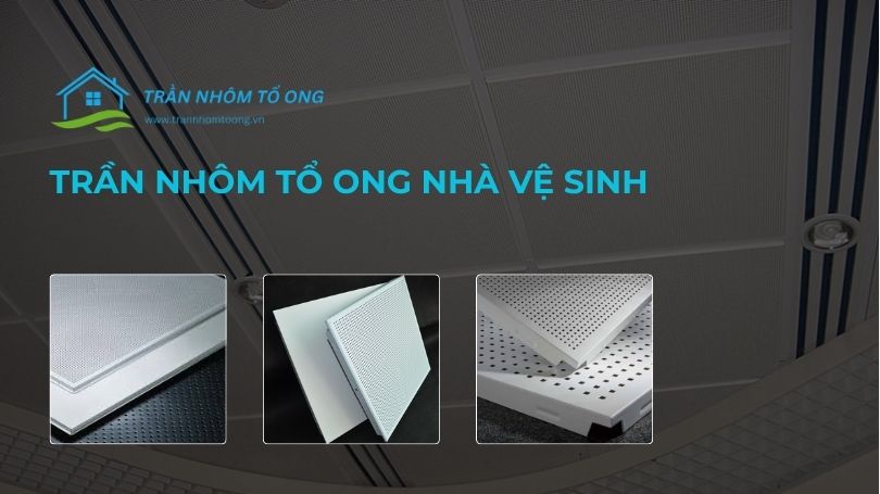 trần nhôm tổ ong nhà vệ sinh