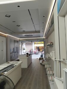 dự án trần nhôm tổ ong