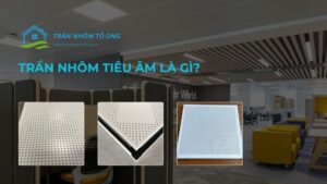 trần nhôm tiêu âm